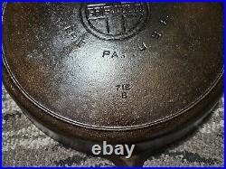 # 14 Griswold Cast Iron Skillet Large Block Logo 718B with Heat Ring