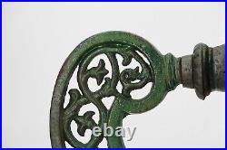 1900s Large Cast Iron Art Nouveau Candle Sconce