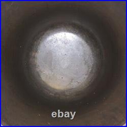 Antique Bean Pot Kettle 3 Leg WB Marking Large Rare #8 Cast Iron Pot