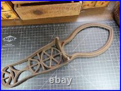 Antique Cast Iron Boot Jack Unusual Very Large 20