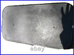 Antique Early Foundry The Adams Co. Debuque Cast Iron 25 x 13.5 Large Griddle