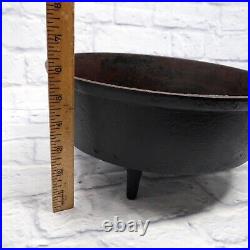 Antique Footed Cast Iron Spider Skillet Gate Mark Cookware 12 Inch large pan