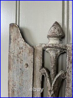 Antique French Ornate Cast Iron Railing Large
