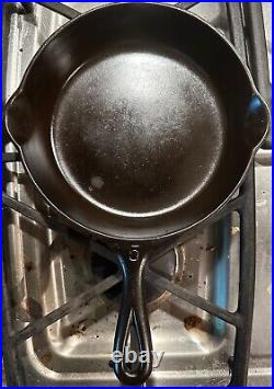 Antique GRISWOLD Cast Iron SKILLET Frying Pan # 5 LARGE SLANT LOGO