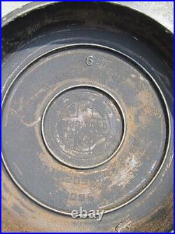 Antique Griswold 1096 Large Logo #6 Cast Iron High Dome Smooth Top Skillet LID