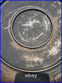 Antique Griswold 1096 Large Logo #6 Cast Iron High Dome Smooth Top Skillet LID