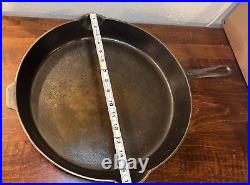 Antique Griswold Erie Pa #14 #718a Seasoned X 5 Cast Iron Restored
