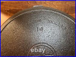 Antique Griswold Erie Pa #14 #718a Seasoned X 5 Cast Iron Restored