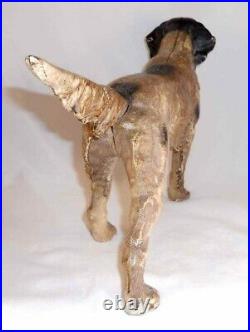 Antique Hubley Cast Iron Large and Heavy Doorstop Full Figure Setter Dog