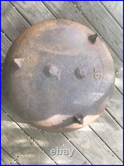 Antique Large Cast Iron Cauldron Pot 3 Leg. Savery & Co