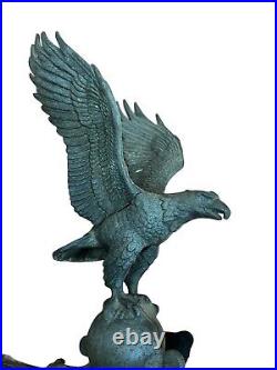 Antique Large Cast Iron Eagle Weathervane with Directional