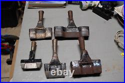 Antique Large Cast Iron Leather Punch Cobblers Saddle Maker Leather Holster lot