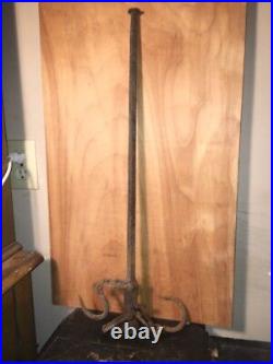 Antique Old Large Cast Iron Metal Merchants Hanging Scale Arm Balance Part