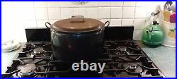 Antique Original Large Judges Cast Iron Cooking Pot with Lid 3 Gallon