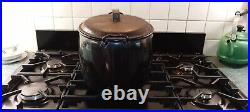 Antique Original Large Judges Cast Iron Cooking Pot with Lid 3 Gallon