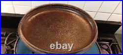 Antique Original Large Judges Cast Iron Cooking Pot with Lid 3 Gallon