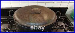 Antique Original Large Judges Cast Iron Cooking Pot with Lid 3 Gallon