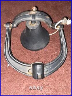 Antique cast iron bell large