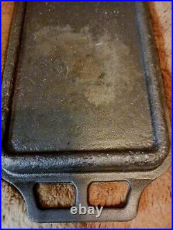 Awesome Large Vintage Cast Iron Fish Fryer LID Only Griddle Htf
