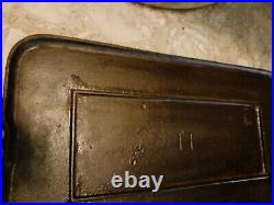 Awesome Vintage Lodge Cast Iron # 11 Griddle Grill Very Large Rare 25 X 14
