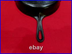 Beautiful Griswold #8 Cast Iron Skillet/Pan withHeat Ring Large Logo L. 3.23