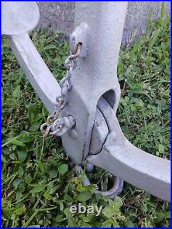 Cast Iron Boat Ship Anchor Kedge Admiralty Vintage Nautical Decor Large Folding