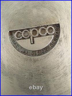 Copco Denmark Original MCM Enamelled Cast Iron Large Heavy Skillet, Michael Lax