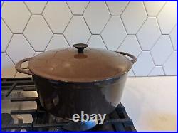 Cousances Cast Iron enamel large pot with lid le creuset #28 Large