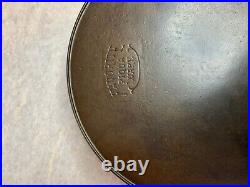 EXTRA LARGE/GIANT 13 Antique Cast Iron Skillet/Pan Favorite Piqua Ware OHIO