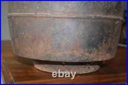 Early 18th Century Large Hanging Antique Cast Iron Cookpot