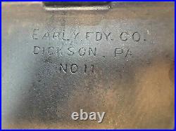 Early Foundry Company #11 Cast Iron Griddle with Anti-Warp Bars, Dickson, PA