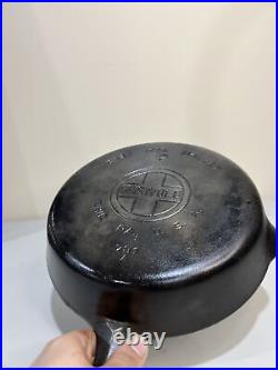 Early Rare Griswold's Erie PA #7 Cast Iron Skillet 701A BEAUTIFUL LARGE LOGO