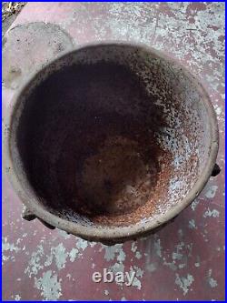 Extra Large Antique Cast Iron Cauldron