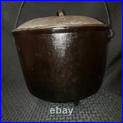 Footed Cast Iron Kettle Dutch Oven With Lid Large