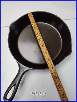 Fully Restored GRISWOLD #6 Cast Iron Skillet 8 Large Logo 699 Seasoned Flat