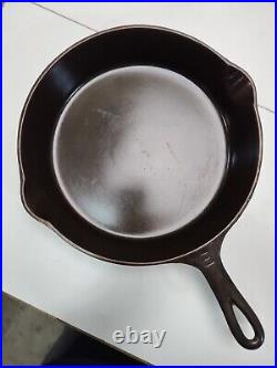 Fully Restored GRISWOLD #8 Cast Iron Skillet Large Logo 704 Seasoned Flat