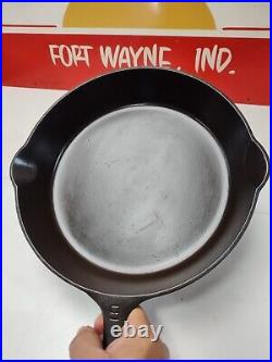 Fully Restored GRISWOLD CAST IRON SKILLET Pan Large Logo 11 Seasoned Flat