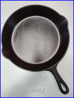 Fully Restored GRISWOLD CAST IRON SKILLET Pan Large Logo 11 Seasoned Flat