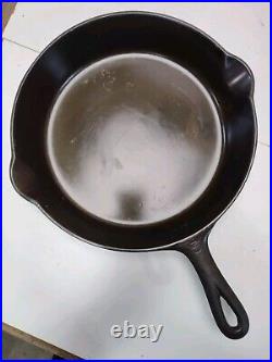 Fully Restored GRISWOLD CAST IRON SKILLET Pan Large Logo 11 Seasoned Flat