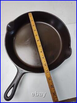 Fully Restored GRISWOLD CAST IRON SKILLET Pan Large Logo 11 Seasoned Flat