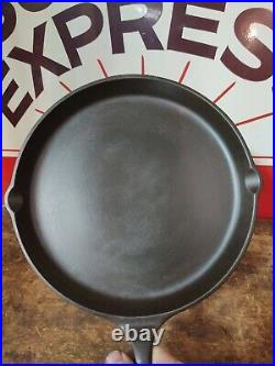 Fully Restored GRISWOLD Cast Iron GRIDDLE Pan #108 Large LOGO 10 Seasoned