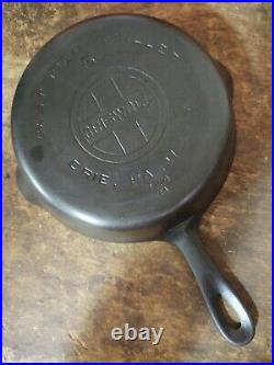 Fully Restored GRISWOLD Cast Iron SKILLET Frying Pan # 5 LARGE BLOCK LOGO 8Flat