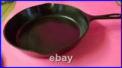 Fully Restored GRISWOLD Cast Iron SKILLET Frying Pan # 8 LARGE BLOCK LOGO 704 C