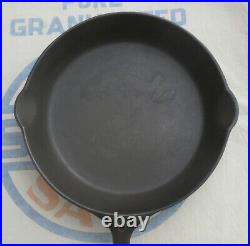 GRISWOLD #8 EPU Cast Iron SKILLET Large Slant Logo 704 Clean & Seasoned Fry Pan