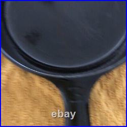 GRISWOLD Cast Iron SKILLET No. 3 Cast Iron Large Block Logo Heat Ring
