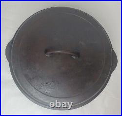 Griswold #10 Cast Iron Skillet Lid High Dome Cover Large Block Logo