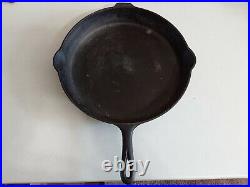 Griswold #14 Cast Iron Skillet 718 Large Block Logo Heat Ring Erie PA