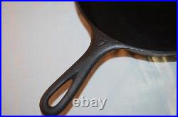 Griswold #7 Cast Iron Skillet Frying Pan Large Block Logo Flat Fully Restored