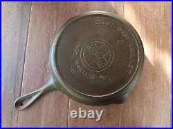 Griswold #7 Cast Iron Skillet With Large Slant Logo And Heat Ring Restored