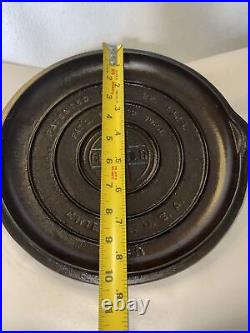 Griswold #8 Cast Iron P/n 468 Self Basting Skillet Cover With Large Block Logo